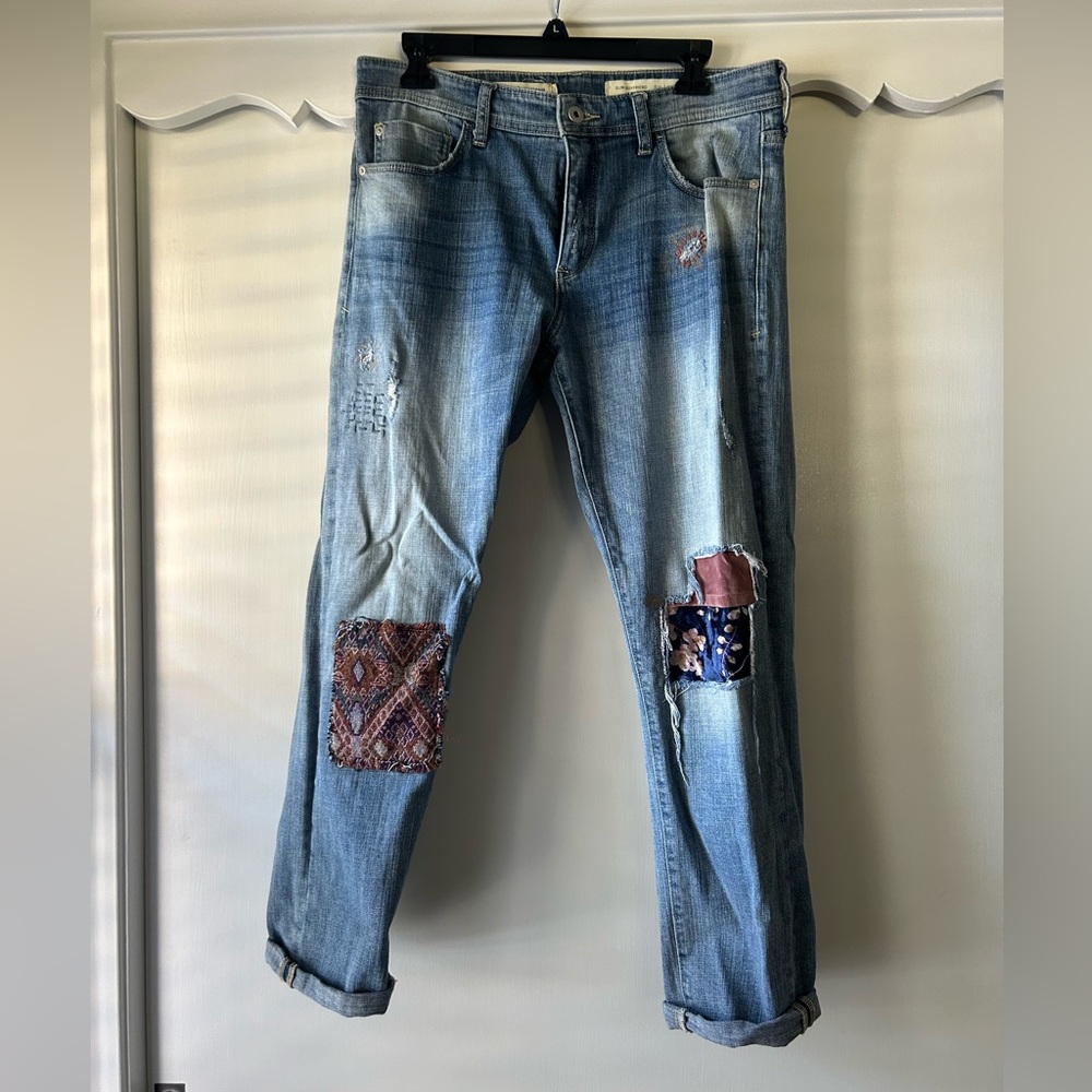 Anthropologie Patchwork Jeans